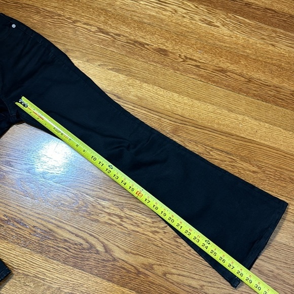 Moussy High Waisted Rebirth Flare Black Jeans Size 24 - Picture 15 of 16